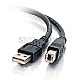 Cables To Go 81566 USB 2.0 Typ-A/USB 2.0 Typ-B 2m Druckerkabel schwarz