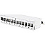 Digitus DN-93706 Desktop Modular Patchpanel geschirmt 12-Port 1HE grau