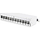 Digitus DN-93706 Desktop Modular Patchpanel geschirmt 12-Port 1HE grau