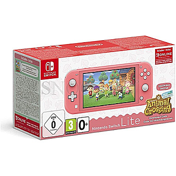 Nintendo Switch Lite Animal Crossing: New Horizons Bundle koralle