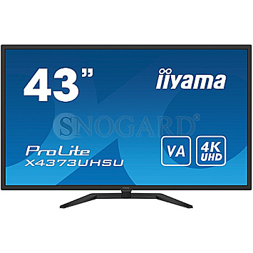 108cm (42.5") Iiyama ProLite X4373UHSU-B1 VA HDR10 UHD 4K Ultra HD