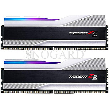 32GB G.Skill F5-6000U4040E16GX2-TZ5RS Trident Z5 RGB DDR5-6000 on-die ECC silber