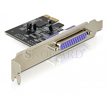 DeLOCK 89219 PCIe Adapter 1x parallel D-Sub 25 Low Profile
