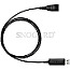 Jabra Link 230 230-09 QD auf USB Adapter schwarz