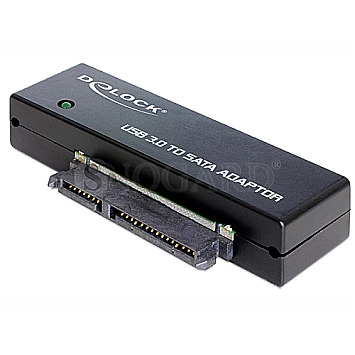 DeLOCK 62486 USB 3.0 extern -> S-ATA 22pin 6Gb/s Adapter schwarz