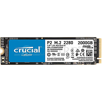 2TB Crucial CT2000P2SSD8 P2 M.2 SSD NVMe