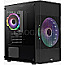AeroCool Atomic Lite V1 Mini Tower 180mm RGB Window Black Edition