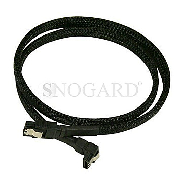 Nanoxia NXS6G60 SATA III Kabel 60cm abgewinkelt schwarz