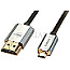 Lindy 41678 Cromo Slim HDMI High Speed Kabel an Micro HDMI 3m