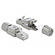 DeLOCK 86476 RJ45 Stecker CAT6 U/FTP werkzeugfrei grau