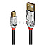 Lindy 36630 Cromo Line USB 2.0 Typ-A an USB 2.0 Mini-B  50cm grau