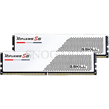 32GB G.Skill F5-5600U3636C16GX2-RS5W Ripjaws S5 DDR5-5600 white on-die ECC