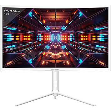 68.6cm (27") LC-Power LC-M27-QHD-240-C-K VA WQHD 240Hz Curved FreeSync white