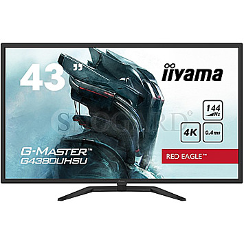 108cm (42.5") Iiyama G-Master G4380UHSU-B1 Red Eagle VA UHD HDR 144Hz Gaming