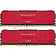 32GB Crucial BL2K16G30C15U4R Ballistix DDR4-3000 Kit red
