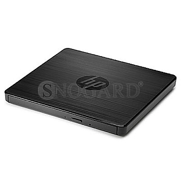 HP F6V97AA USB External DVD-RW SlimLine Drive USB 2.0 schwarz