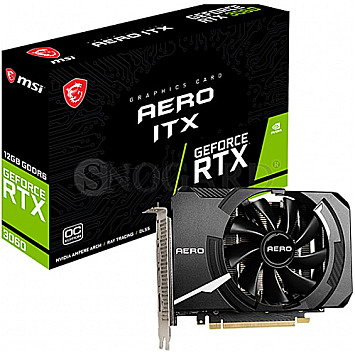 12GB MSI GeForce RTX3060 Aero ITX 12G OC