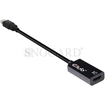 Club 3D CAC-1180 Mini DisplayPort 1.4 Stecker auf HDMI 2.0 Buchse Adapter