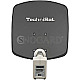 TechniSat 1333/2882 DigiDish 33 + Universal Twin LNB grau