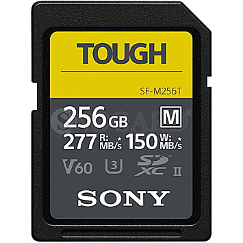 256GB Sony SFM256T SF-M Tough Series R277/W150 SDXC UHS-II U3 Class 10 V60