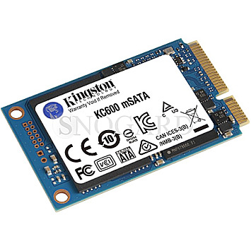 1TB Kingston SKC600MS/1024G SSDNow KC600 mSATA MO-300