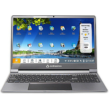 39.6cm (15.6") Ordissimo Laptop 15" Sarah N4000 4GB 128GB M2 Full-HD Android