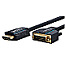 Clicktronic 70340 Casual DVI-D Dual-Link auf HDMI Adapterkabel WQXGA 1600p 1m