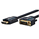 Clicktronic 70342 Casual DVI-D Dual-Link auf HDMI Adapterkabel WQXGA 1600p 3m