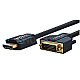 Clicktronic 70345 Casual DVI-D Dual-Link auf HDMI Adapterkabel WQXGA 1600p 10m