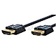 Clicktronic 70702 Casual Premium Super Slim 4K UHD HDMI 2.0 Kabel 1m blau