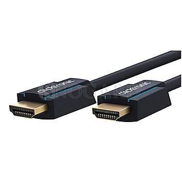 Clicktronic 70308 Casual Premium 4K 30Hz  HDMI 1.4 Kabel 12.5m blau