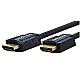 Clicktronic 70088 Casual Premium 4K HDMI 2.0 mit Ethernet Kabel 25m aktiv blau