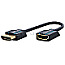 Clicktronic 70700 4K HDMI Flexadapter Buchse/Stecker 10cm blau