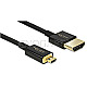 DeLOCK 84783 HDMI Typ-A / HDMI Micro-D 4K 3D 2m schwarz