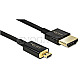 DeLOCK 84783 HDMI Typ-A / HDMI Micro-D 4K 3D 2m schwarz