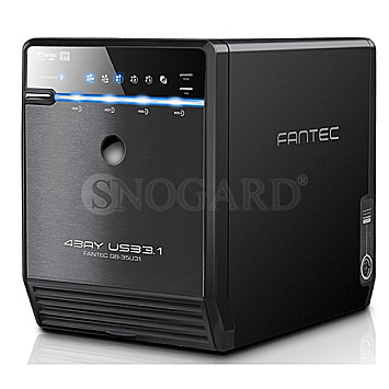 Fantec QB-35U31 4x S-ATA III Case USB 3.1 schwarz