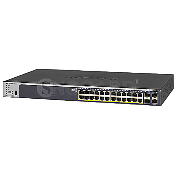 Netgear ProSAFE GS700 Rackmount Gigabit Smart Switch 24+4 Port 380W PoE+ V2