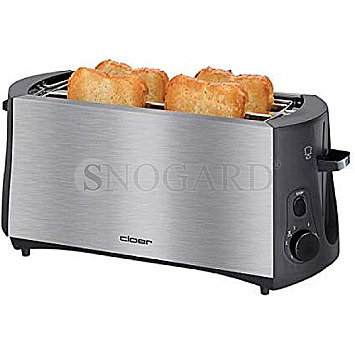 Cloer 3719 Langschlitz Toaster silber/?schwarz