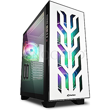 Sharkoon Elite Shark CA300T RGB Window White Edition