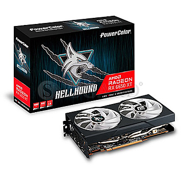 8GB PowerColor AXRX 6650XT 8GBD6-3DHL/OC Radeon RX6650XT Hellhound