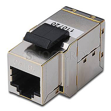Digitus DN-93906 CAT6A Keystone Modulare Kupplung 2x RJ45 geschirmt silber