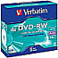 Verbatim 43285 DVD-RW 4.7GB 4x Speed 5er Jewelcase