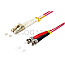 Lindy 46353 LWL-Duplexkabel LC/ST OM4 50/125 Multimode 5m