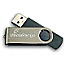 8GB MediaRange MR908 USB 2.0 Flexi-Drive schwarz/silber