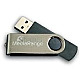 8GB MediaRange MR908 USB 2.0 Flexi-Drive schwarz/silber