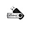 32GB MediaRange MR911 USB 2.0 Flexi-Drive schwarz/silber