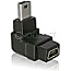 DeLOCK 65097 Adapter USB-B mini 5pin Stecker / Buchse  90 Grad gewinkelt