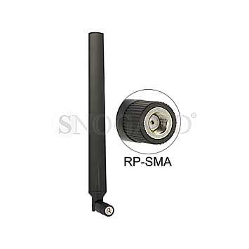 DeLOCK 88913 WLAN RP-SMA 7dBi Antenne schwarz