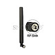 DeLOCK 88913 WLAN RP-SMA 7dBi Antenne schwarz