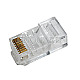 LogiLink MP0020 RJ45 Modularstecker ungeschirmt transparent